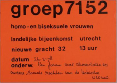 Poster Groep 7152 uit 1978