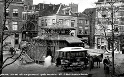 Op het Neude stond een tent