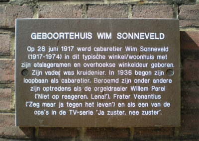 Geboortehuis Wim Sonneveld aan de Jan Pieterszoon Coenstraat 84 Utrecht Nederland